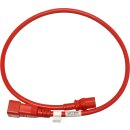 Panduit Netzkabel C20 C13 Power Kabel Rot 0,9m 16A 250V Verlängerung NPCC02X