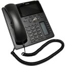 Snom D785 PoE Systemtelefon black 4,3 Zoll Farbdisplay DSP HD-Audio Dual-Display + Standfuß