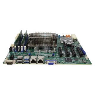 Supermicro Micro-ATX Motherboard X11SSM-F REV: 1.01 Intel Xeon E3-1275 v6 3.80GHz with Heatsink 1U 16GB DDR4 RAM