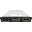 HP StoreEver MSL2024 AK379A Tape Library 407351-001 24-Slot  +LTO-8 Q6Q67A 882184-001 2x 8G LC2A FC