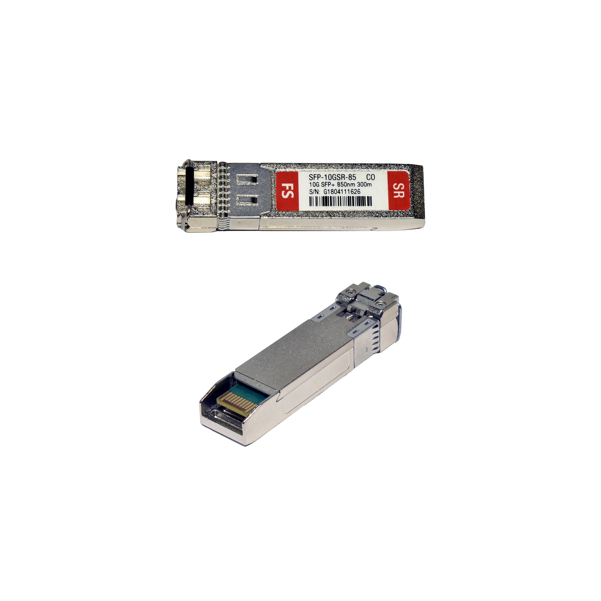 FiberStore FS SFP-10GSR-85 10G SFP+ 850nm 300m Transceiver Mini GBIC ...