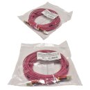 Corning OM4 Duplex FIBER Patch Cord Pink LSZH LC/LC-10m...