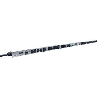 BayTech MMP17 Rack PDU Metered Single-Phase Null HE 24A 208V 24x C13 6x C19 integrated locking clips