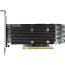 Dell NVMe PCI-E Extender Card R730xd - 0P31H2 4x SFF8643 Mini-SAS