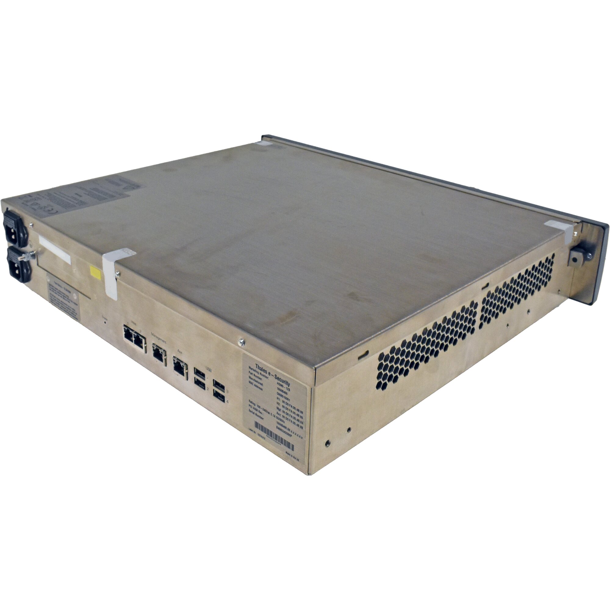Hsm Generic Rack Thales Hardware Security Module HSM9-12S Payshield 1600B44.06 1U Rack ...