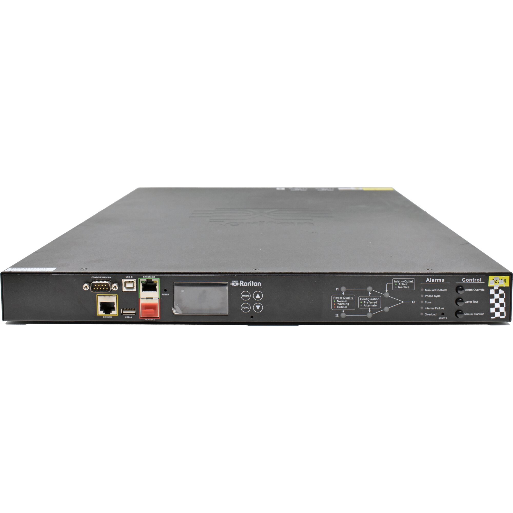 Paritan Rack Device Raritan PX3TS-1875CR Intelligent Rack Transfer Switch 8 x C13, 1 x C19 ...