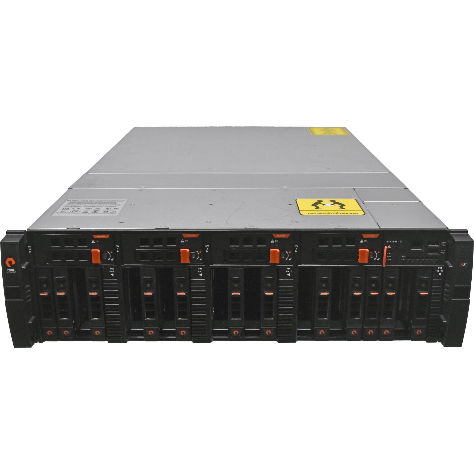 PureStorage Flash Array 2x Gold 6130 384GB RAM 2x X70 R2 NVMe Storage 