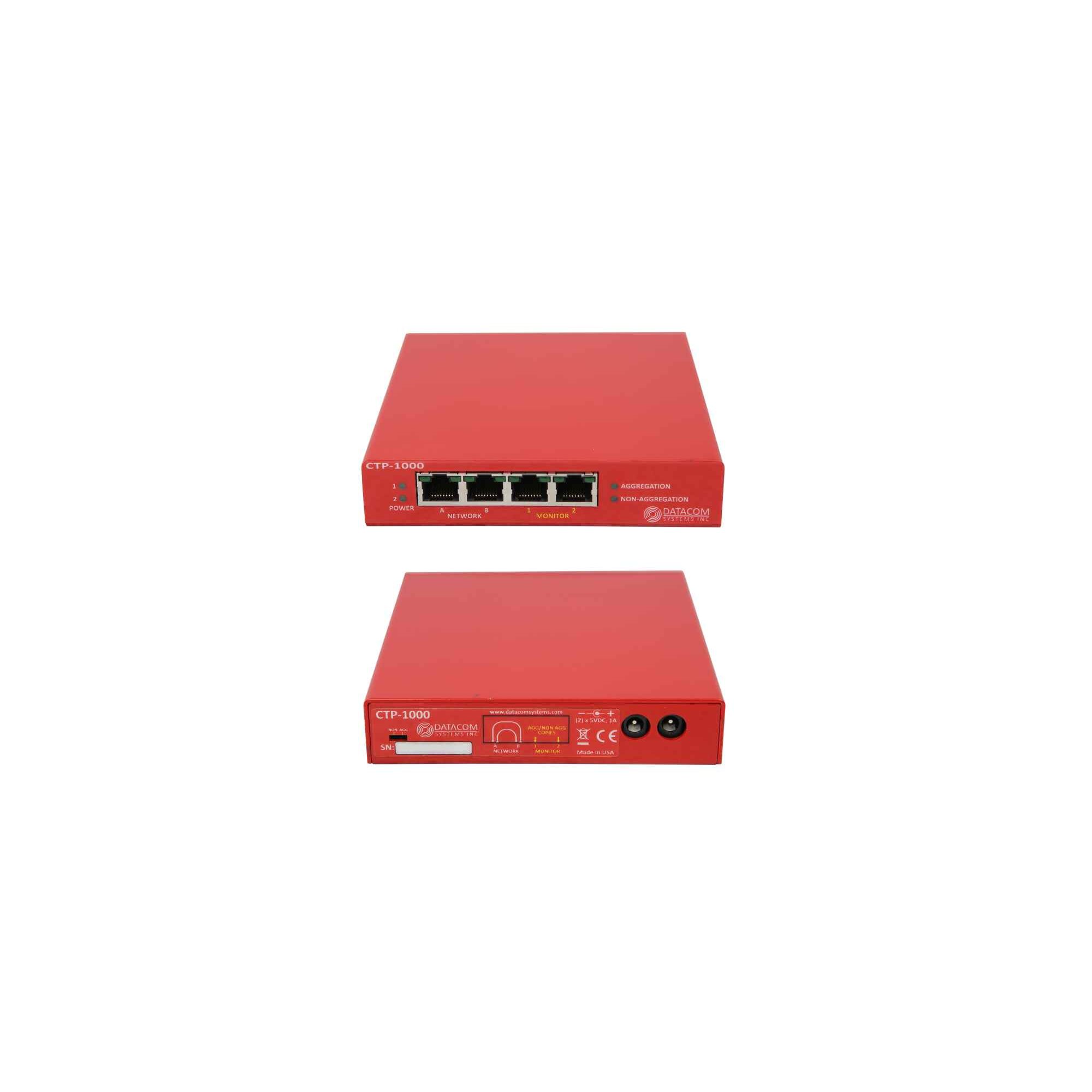 Datacom CTP-1000 4-Port RJ-45 GE Link Aggregation Tap without AC ...