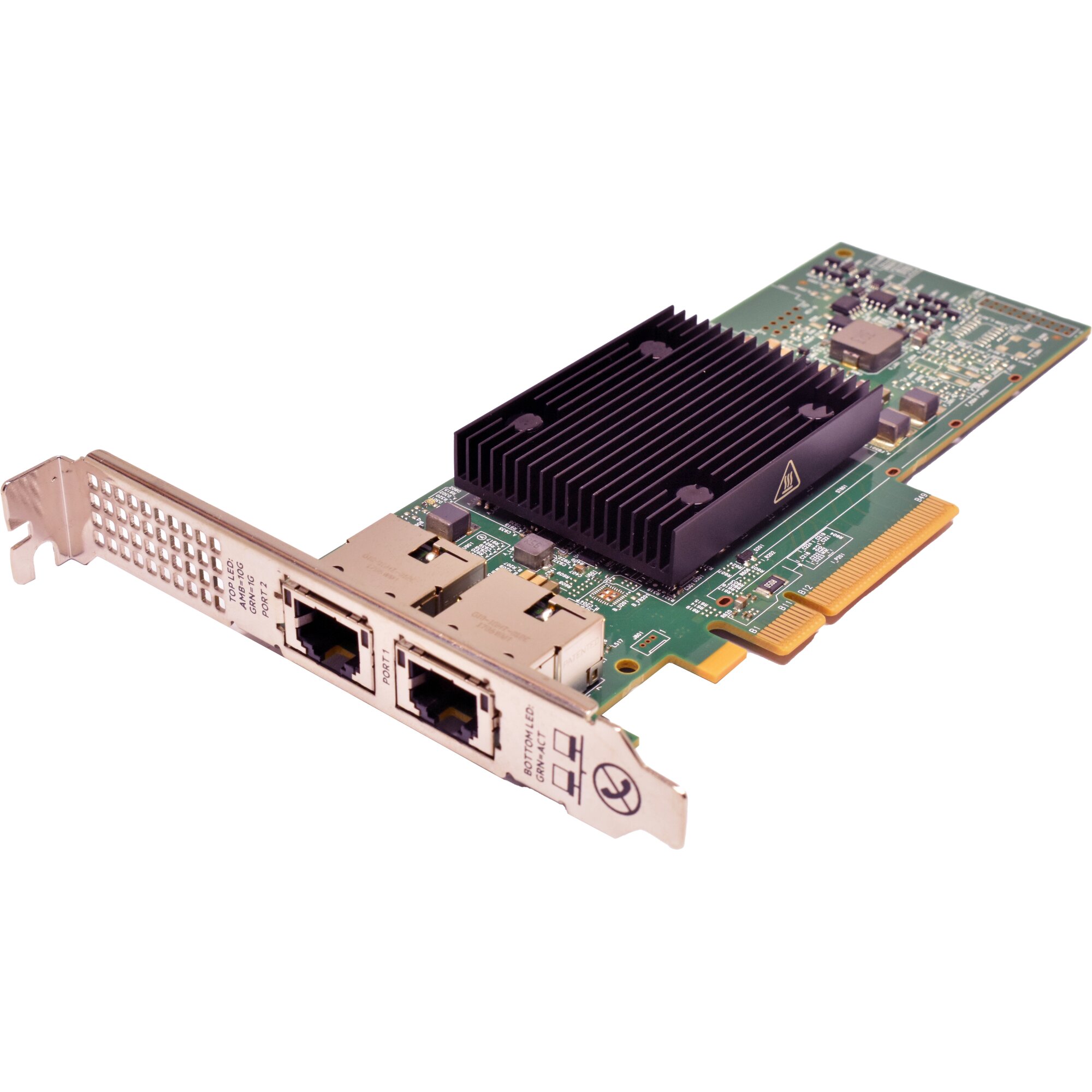 HP Broadcom 535T Adapter 815669-001 BCM957416A4160 Dual-Port RJ-45 10GE ...