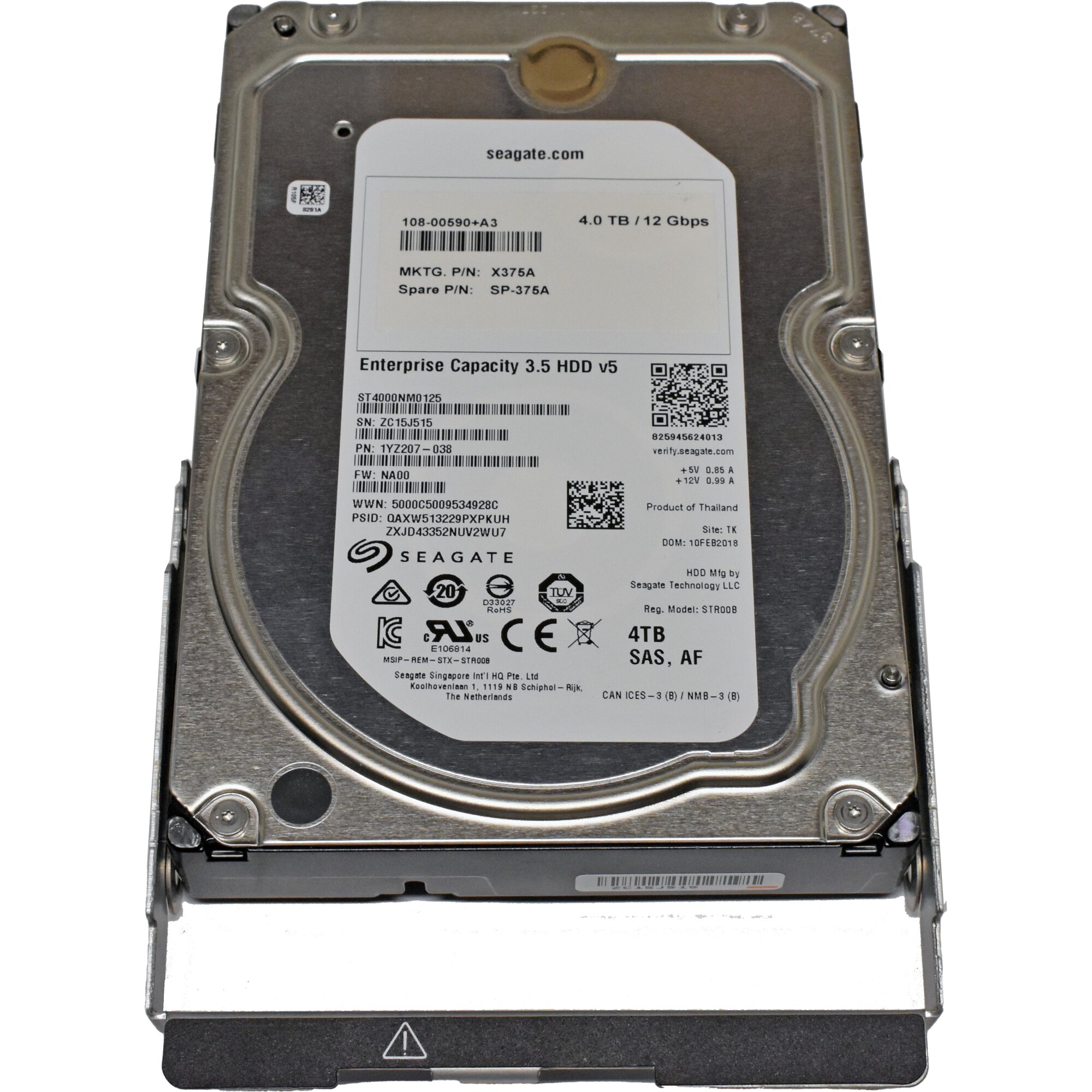 NetApp DS460C NAJ-1503 60-Bay Expansion Shelf with 60x 4TB HDDs ...