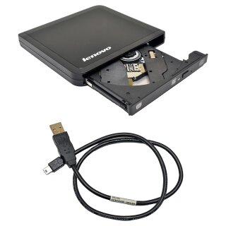 Lenovo Slim USB Portable DVD+/- Burner 03X6120 + USB Cable