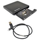 Lenovo Slim USB Portable DVD+/- Burner 03X6120 + USB Cable