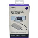 Targus DOCK423EU Portable USB-C Travel Hub for Dual 4k Monitor 100W Passthrough NEU