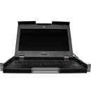 HP TFT7600RKM INTL 1U KVM Console and Monitor 17.3" WXGA+ US Keyboard with touch pad