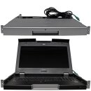 HP TFT7600RKM INTL 1U KVM Console and Monitor 17.3" WXGA+ US Keyboard with touch pad