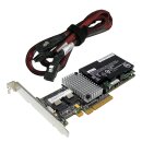 IBM ServeRAID M5015 6 Gb/s RAID Controller L3-25121-50F 46M0851 +BBU +Kabel
