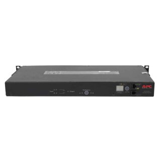 APC Automatic Transfer Switch AP7723 1x C19 8x C13 +Rack Ears