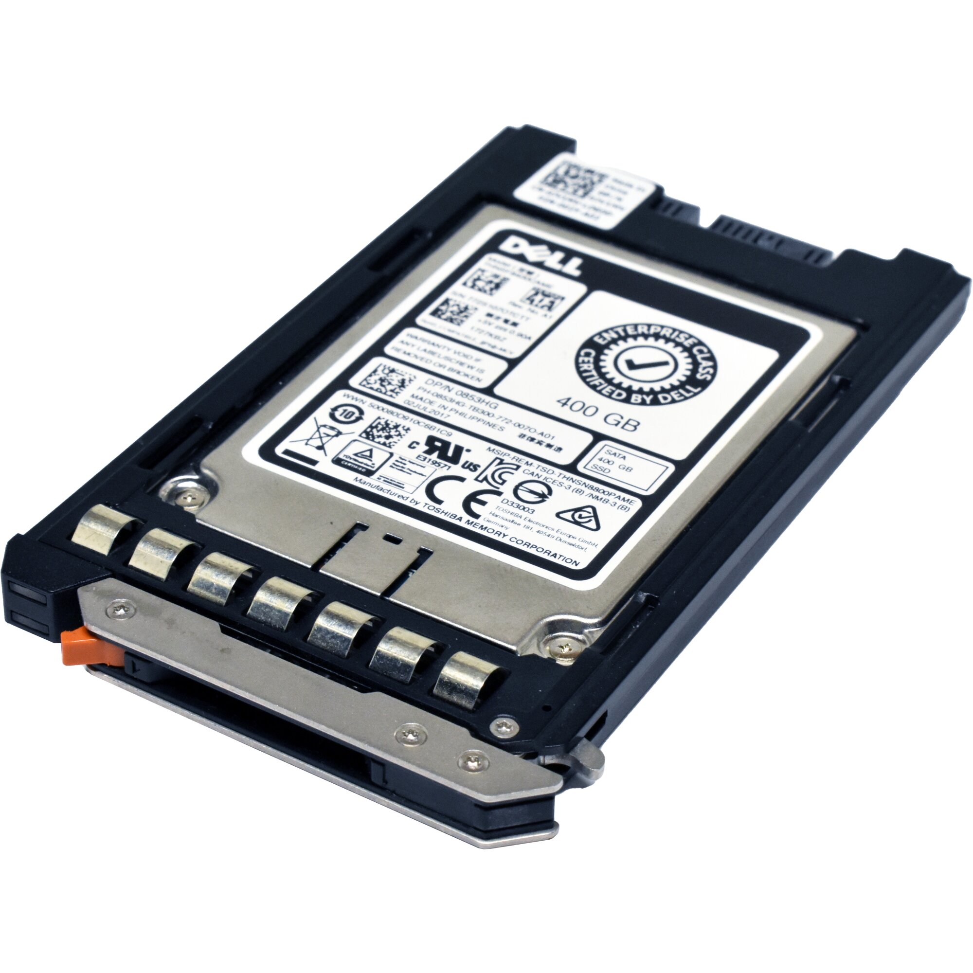 Dell Toshiba 400GB 0853HG THNSF8400CAME 1.8" 6G SATA SSD PowerEdge M830 ...