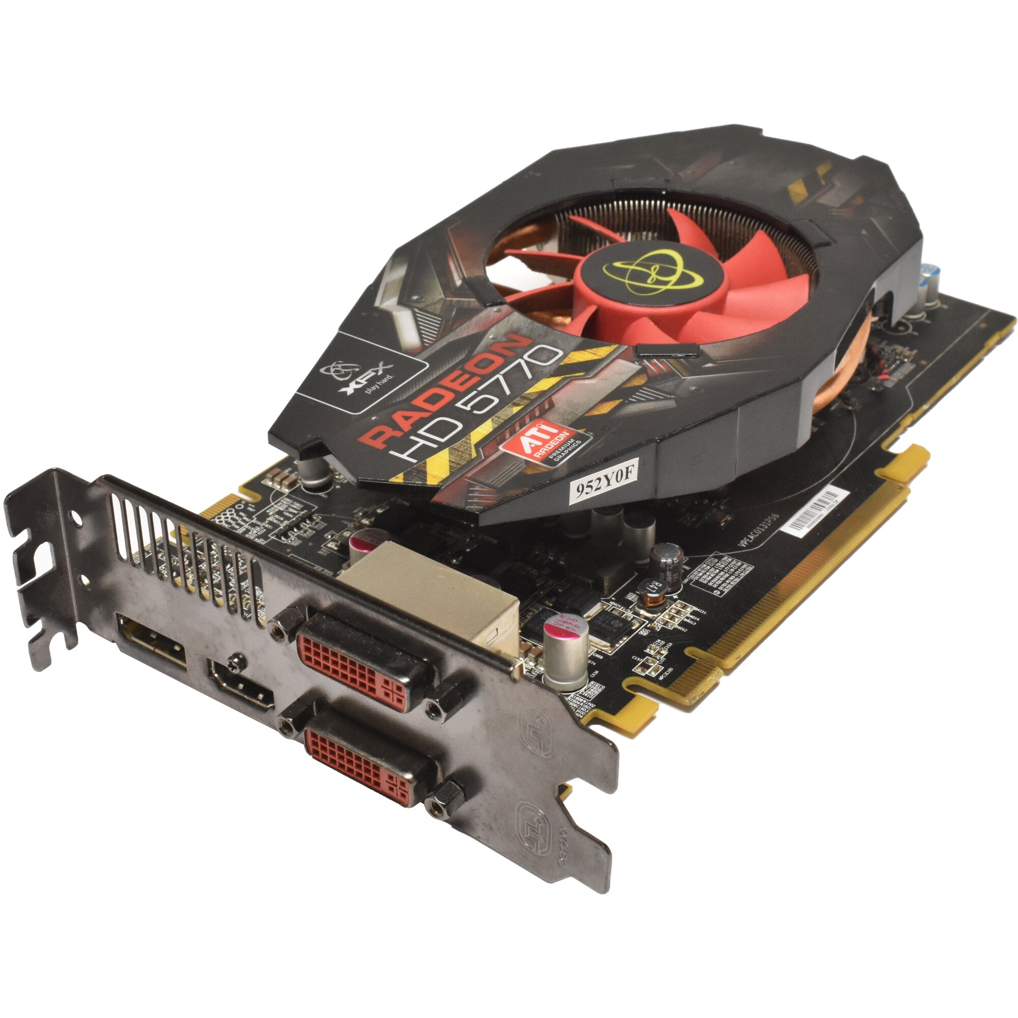 XFX HD 577X ZN HD 577X ZNFC AMD ATI Radeon HD 5770 Graphics Card Juniper 1GB GDDR5 PCIe 2.0 x16 HDMI DP 2x DVI FP