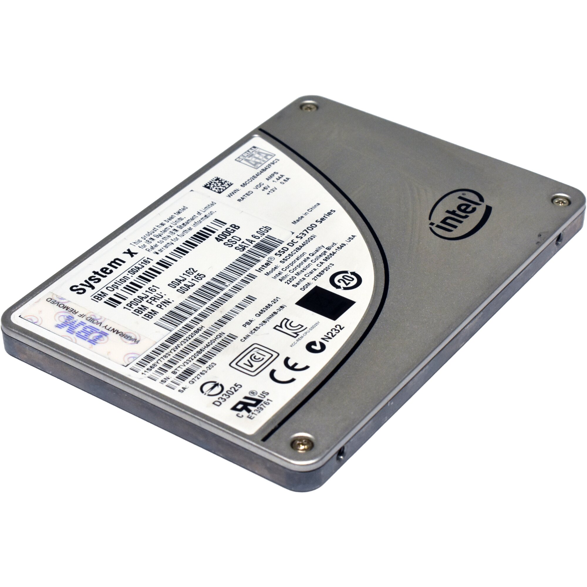 intel DC3700 400GB