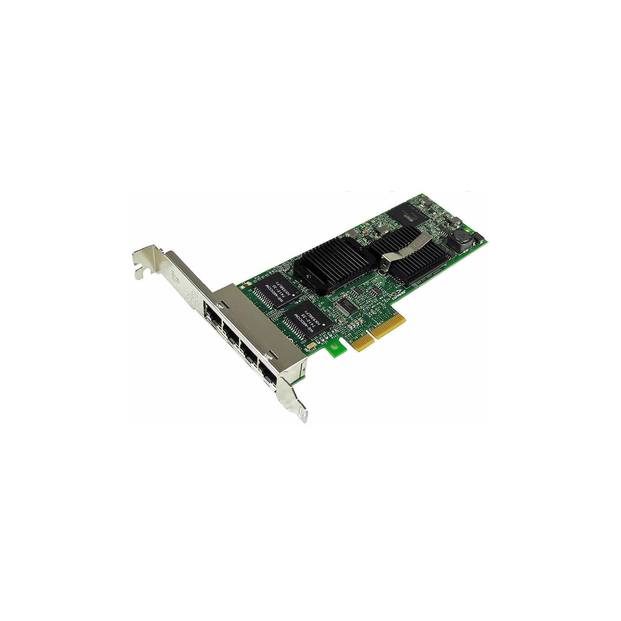 Pcie X8 DELL HM9JY / Intel 82576GB Gigabit Quad Port PCI-E X4 Server Network Adapter - Open Box 4 Port Intel Nic