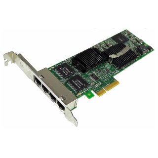 Intel PRO/1000VT Quad Port PCIe Gigabit Ethernet Server Adapter DP/N 0H092P FP