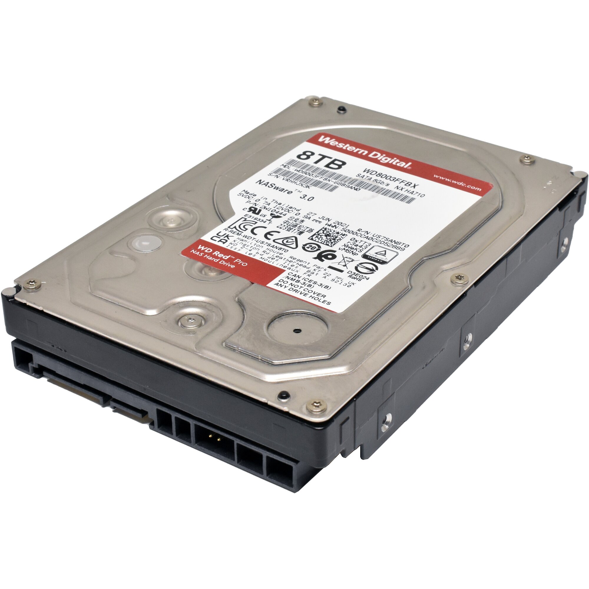 人気の新作 WD 3.5 2W10444 HA710 NX WD8003FFBX 8TB 外付けハードディスク・ドライブ