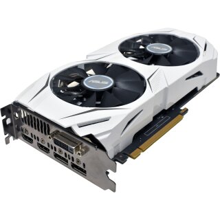 Asus DUAL-GTX1060-6G NVIDIA GTX 1060 Graphics Card GP106 6GB GDDR5 PCIe 3.0 x16 DVI 2x HDMI 2x DP