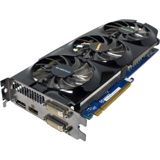 Gigabyte Windforce GV-N66TOC-3GD NVIDIA GeForce GTX 660 TI Graphics Card GK104 3GB GDDR5 PCIe 3.0 x16 DP HDMI 2x DVI