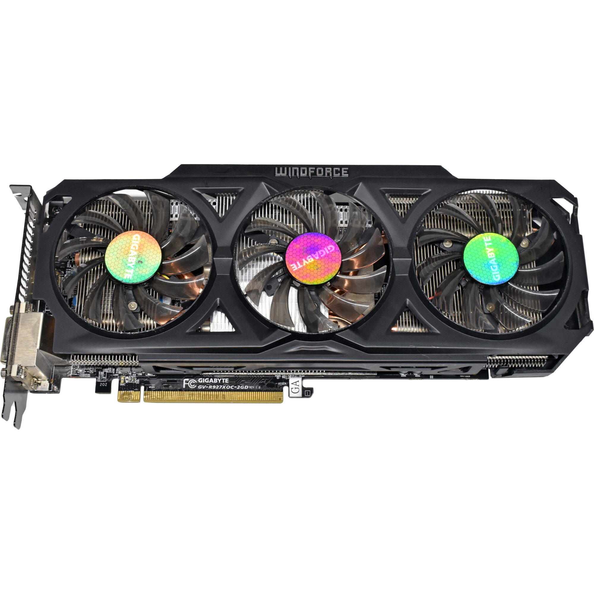 Windforce Amd Gigabyte Windforce GV-R927XOC-2GD AMD Radeon R9 270X Graphics Card ...