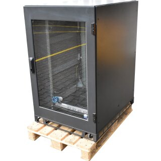 Knürr 24H E+Lüfter 230V A3C40084361 Server Rack B79cm x H129cm T100cm +Control Unit 4x Power Strips