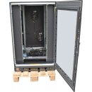 Knürr 24H E+Lüfter 230V A3C40084361 Server Rack B79cm x H129cm T100cm +Control Unit 4x Power Strips