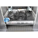 Knürr 24H E+Lüfter 230V A3C40084361 Server Rack B79cm x H129cm T100cm +Control Unit 4x Power Strips