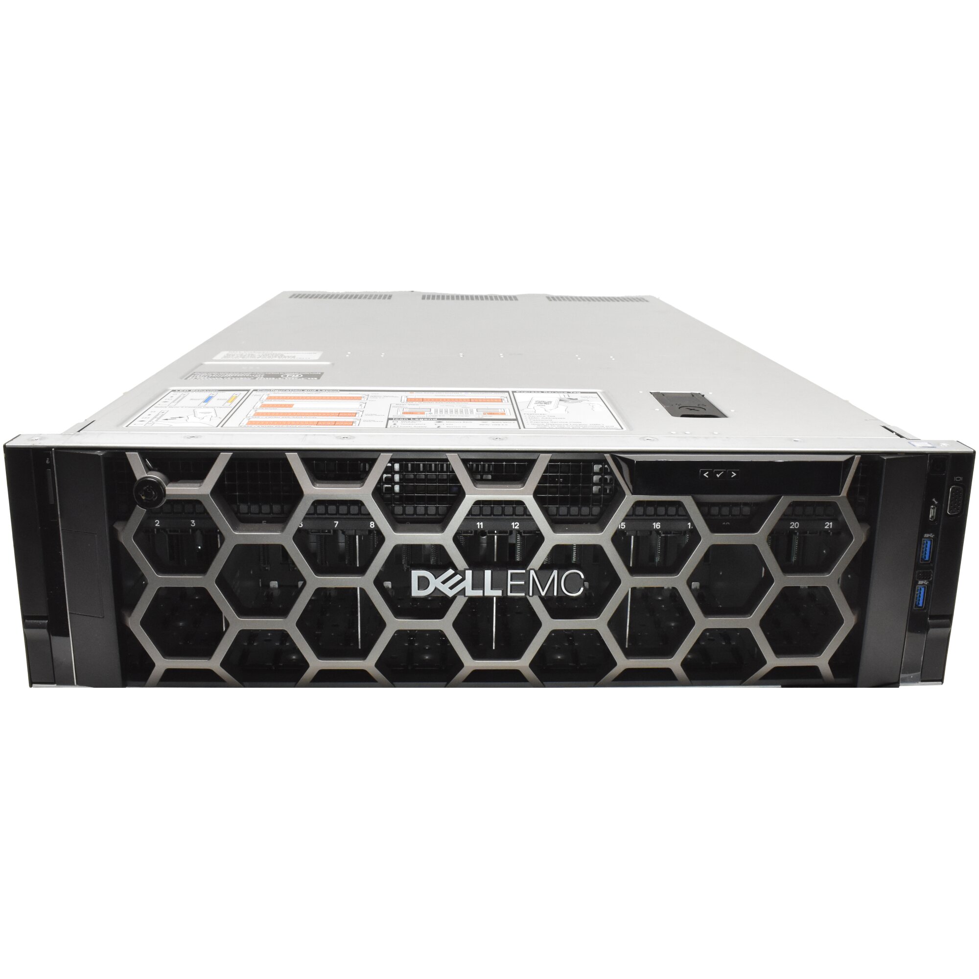 Dell R940 Rear Dell PowerEdge R940 no CPU no PC4 no HDD H740p I350 24x SFF 2,5 ...