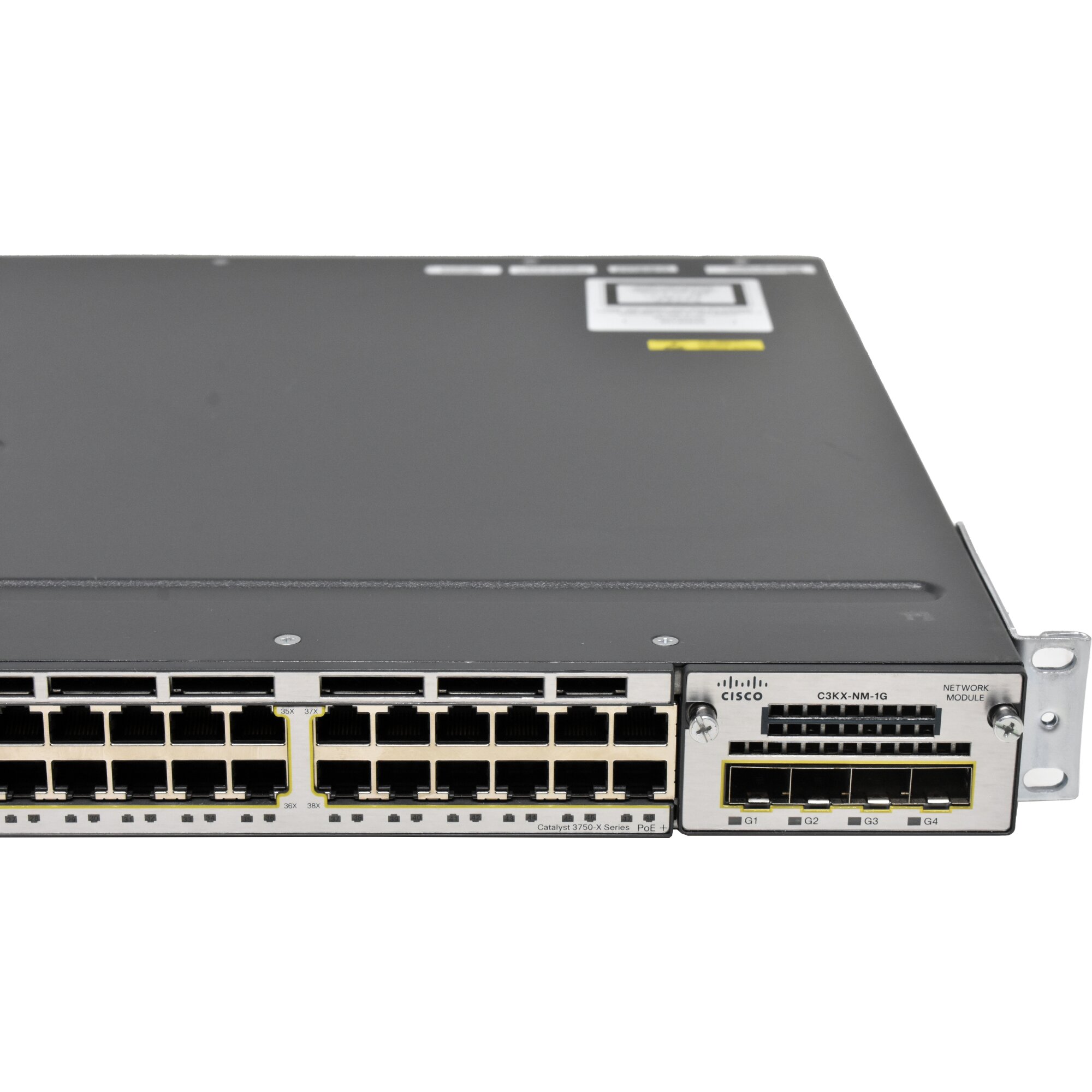 Cisco Catalyst WS-C3750X-48P-E 48-Port stackable PoE+ GE Switch ...