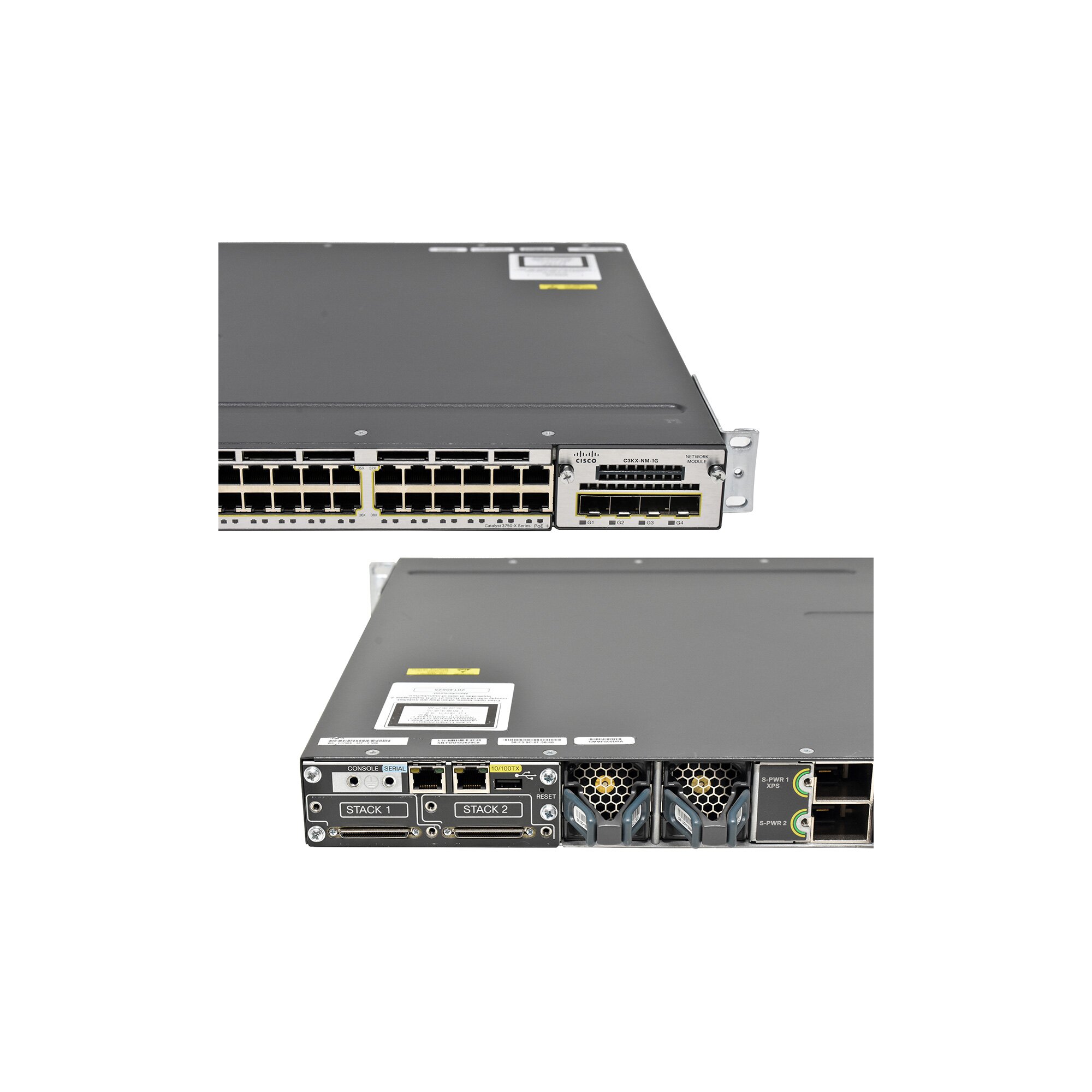 Cisco Catalyst WS-C3750X-48P-E 48-Port stackable PoE+ GE Switch ...
