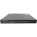 Cisco Catalyst WS-C3650-48PD 48-Port RJ-45 PoE+ GE Switch 2x 1G SFP 2x 10G SFP+ 1x PSU