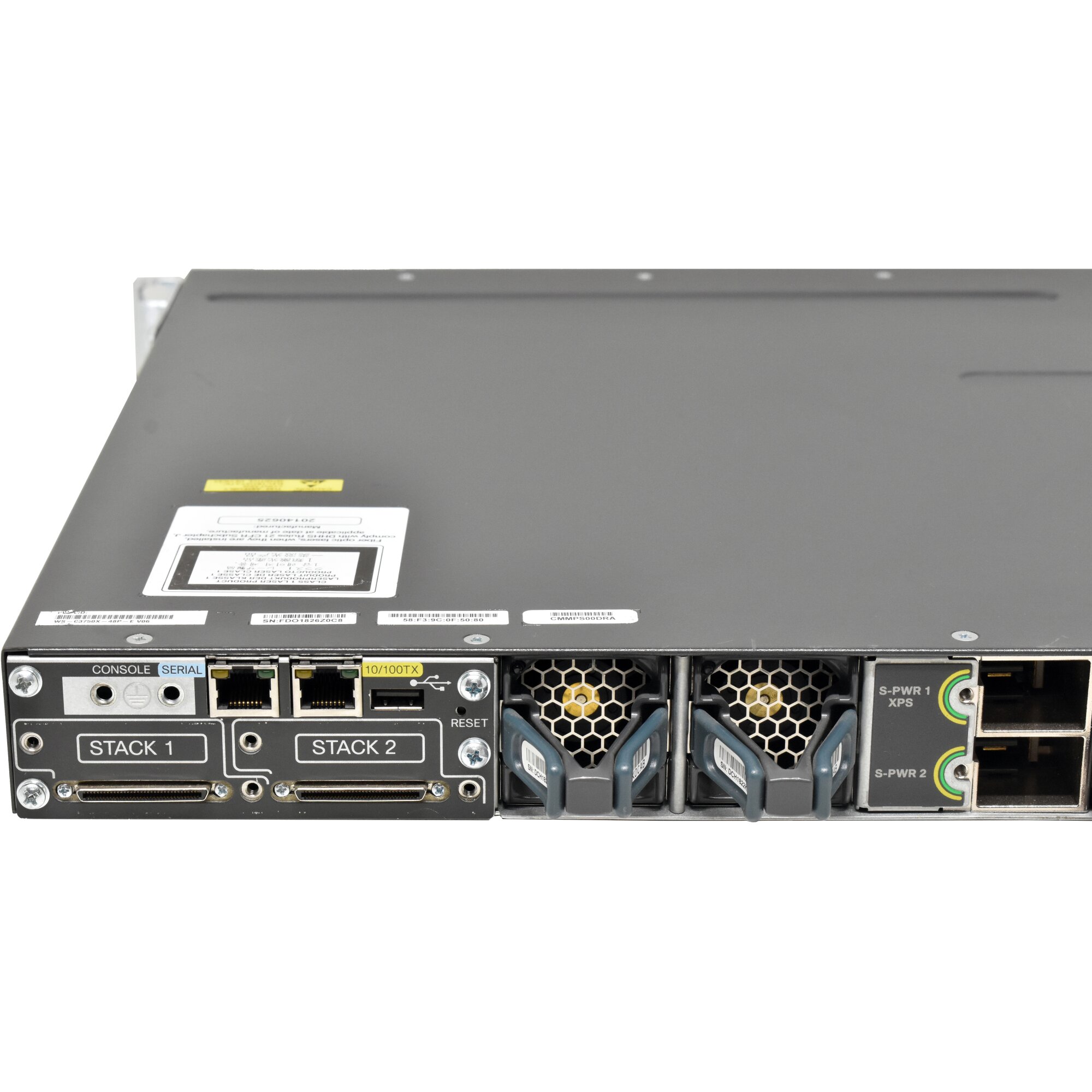Cisco Catalyst WS-C3750X-24P-S 24-Port Stackable PoE GE Switch ...