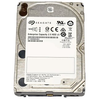 Seagate 1TB 2.5" 7.2K 12G SAS-3 HDD ST1000NX0453