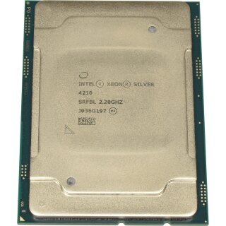 Intel Xeon Silver Processor 4210 10-Core 2.20GHz 13.75MB Cache SRFBL FCLGA3647