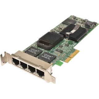 Intel PRO/1000VT Quad Port PCIe Gigabit Ethernet Server Adapter 0H092P LP