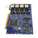 Digium B410P 4-Port PCI 2.2 BRI ISDN TE /  NT Card für Asterisk Telefonanlage