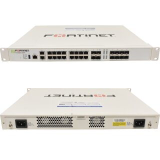 Fortinet FortiGate FG-200F 16-Ports RJ-45 GE 8-Ports SFP GE 4-Ports SFP+ 10G No OS Rack Ears P25129-01-07
