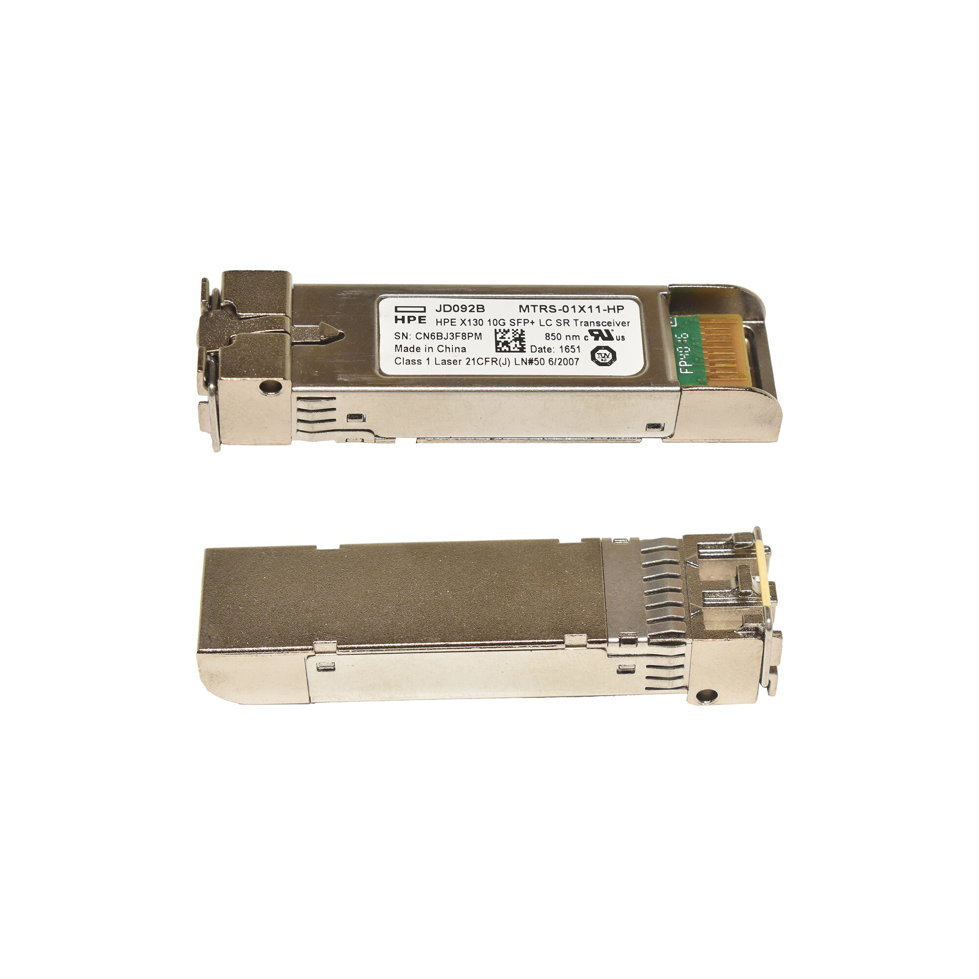 Hp 10g Module HP GBIC X130 10G SFP+ 850nm 300m LC SR Transceiver JD092B - Piospartslap