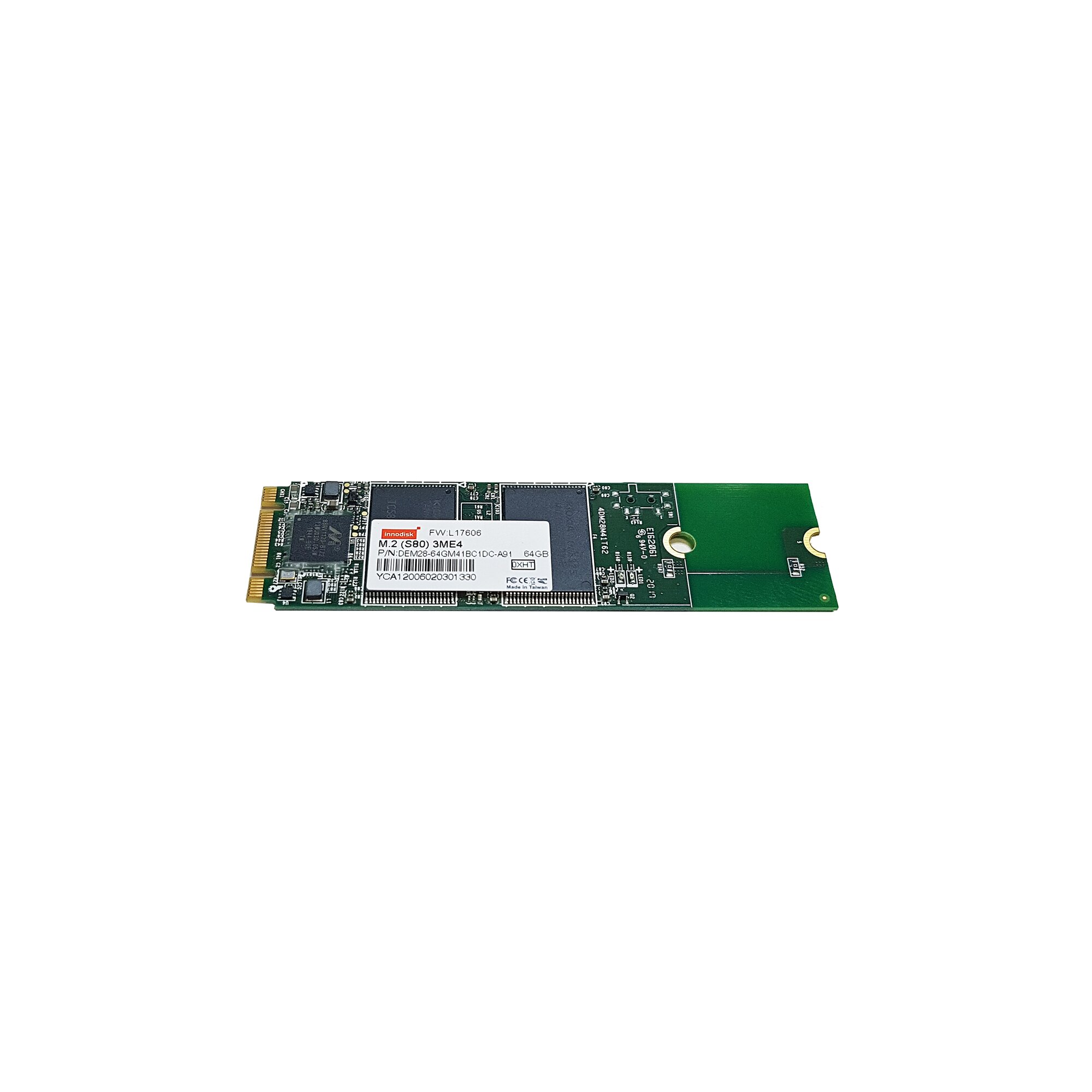 Innodisk 64GB M.2 (S80) 3ME4 SATA3 SSD Memory Card for Laptops/Notebooks