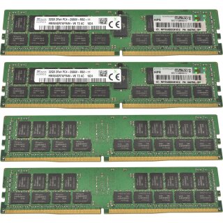 128GB HP SKhynix 4x32GB 2Rx4 PC4-2666V DDR4 RAM HMA84GR7AFR4N-VK 840758-091 G10