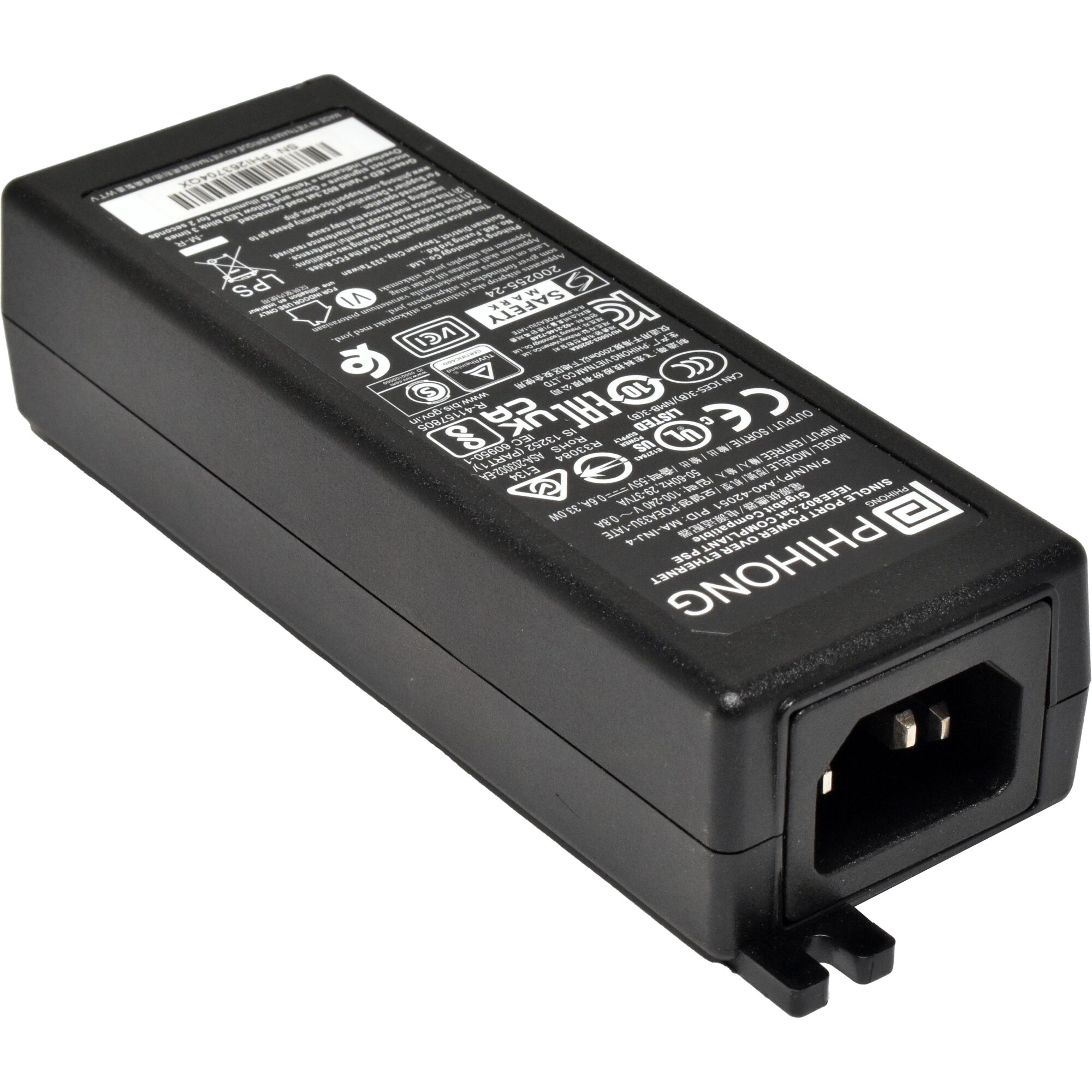 PHIHONG 802.3at PoE Injector MA-INJ-4 A40-52051 + Power Cord - Piospartslap