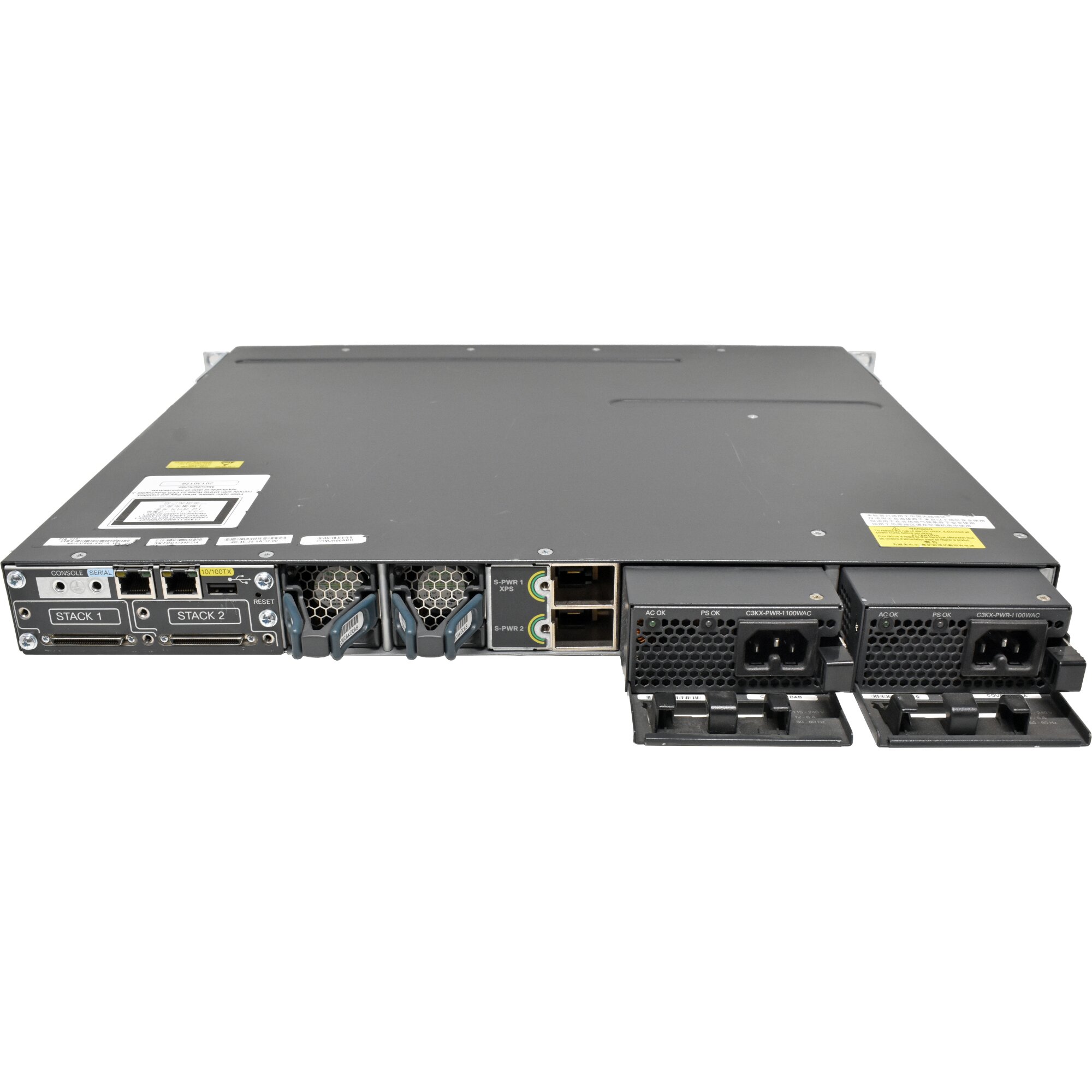 Cisco Catalyst WS-C3750X-24P-S 24-Port Stackable PoE GE Switch +Network ...