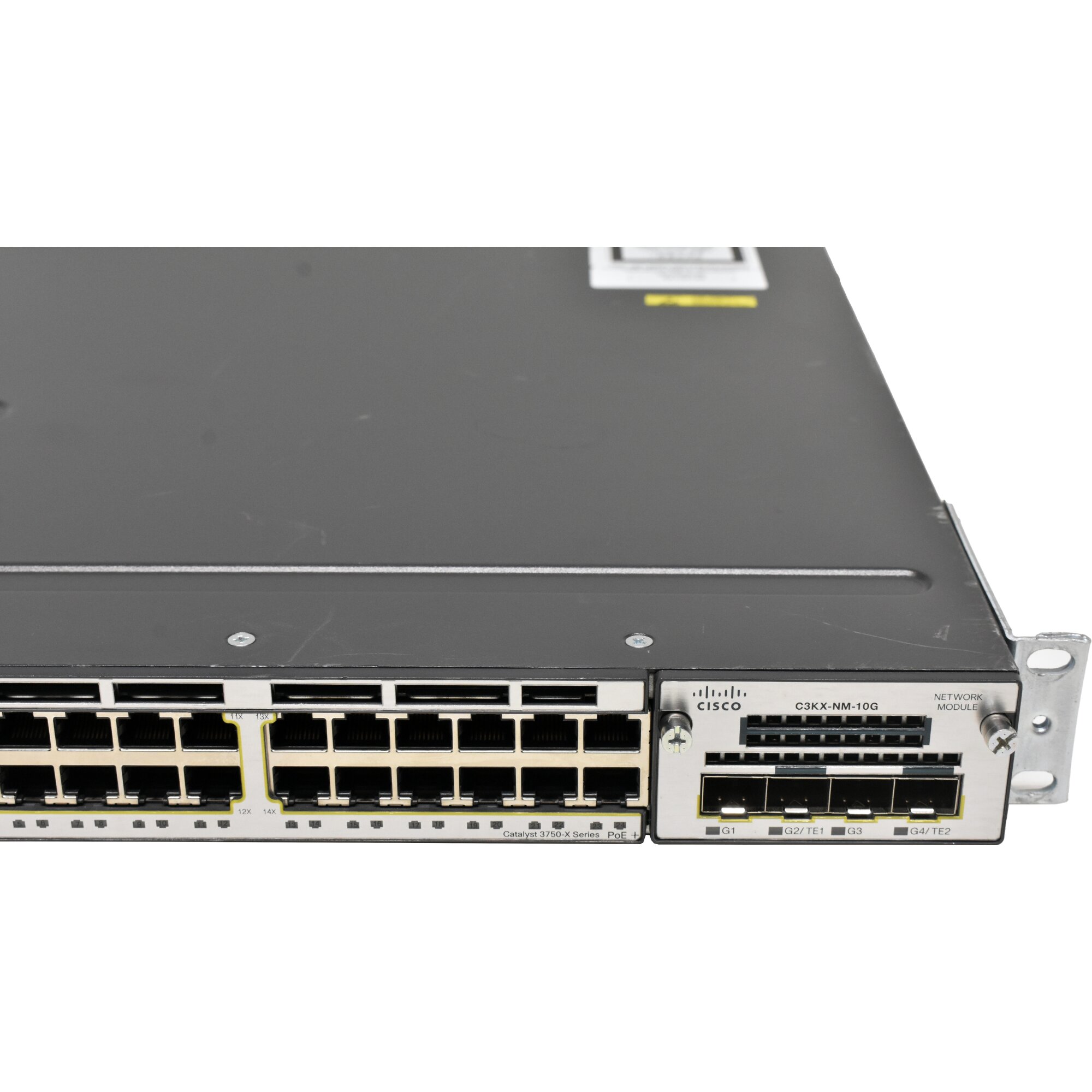 Cisco Catalyst WS-C3750X-24P-S 24-Port Stackable PoE GE Switch +Network ...