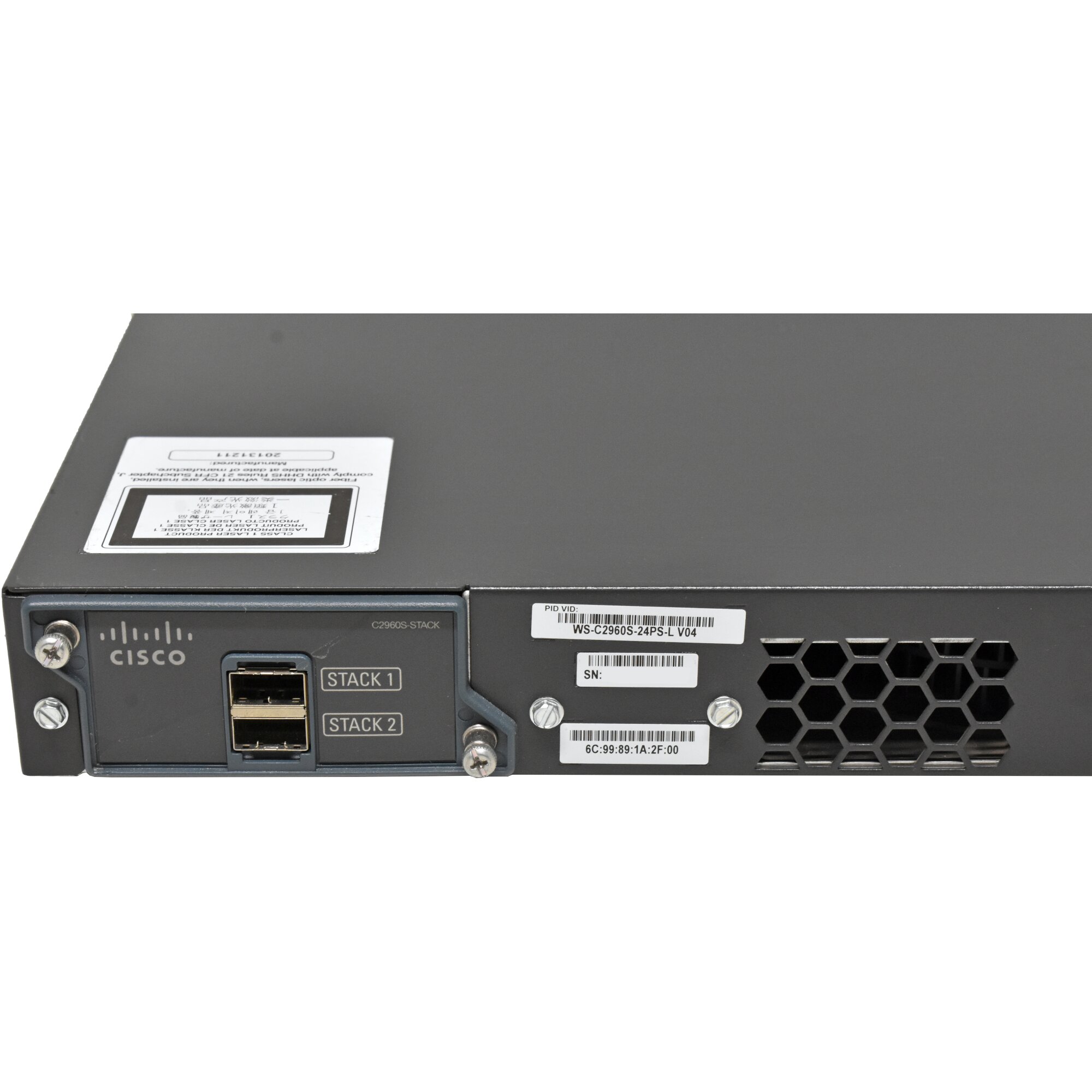 Cisco Catalyst WS-C2960S-24PS-L 24-Port PoE+ GE Switch 4x SFP +Stack ...